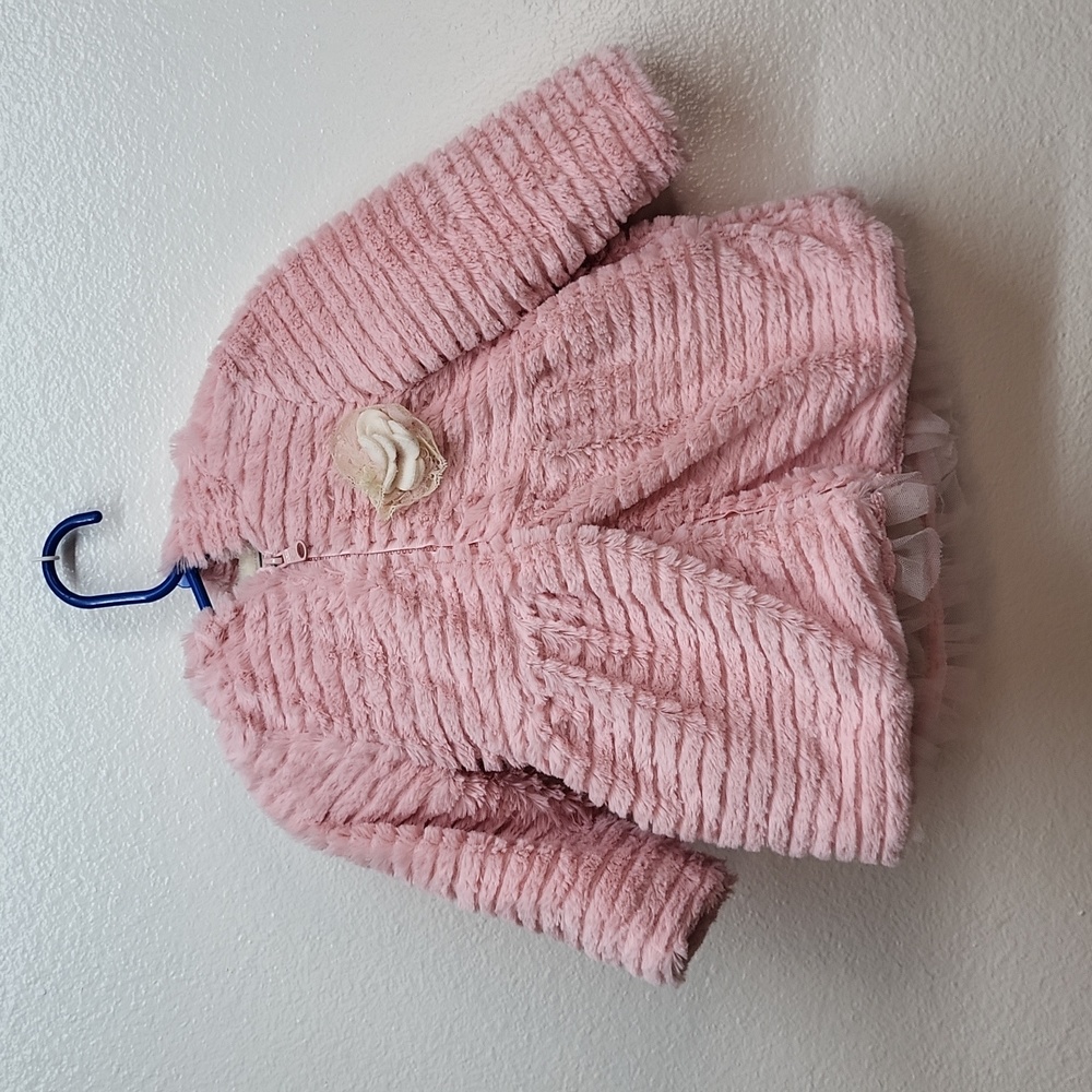 Little Girls Widegon Soft Fluffy Jacket